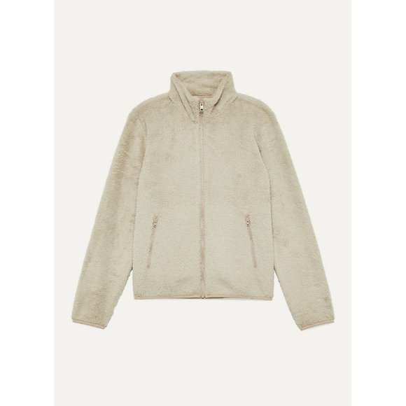Aritzia Pants - Aritzia TNA The Teddy Mock Neck Sherpa Fleece Zip Up Jacket Teddy Sweater, XS